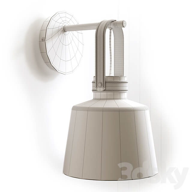 Metal wall lamp Oda 3D Models 3DSKY
