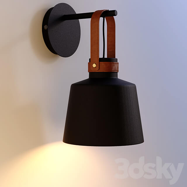 Metal wall lamp Oda 3D Models 3DSKY