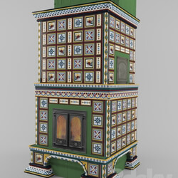 Tiled stove 