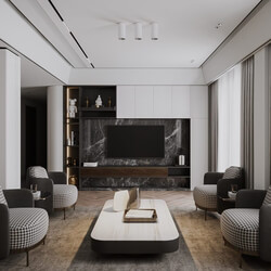  Living Room Interior Model By Nguyen Nguyen 