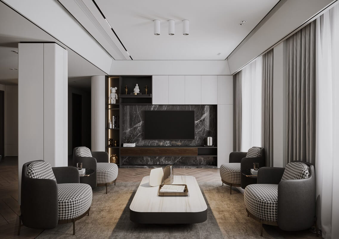  Living Room Interior Model By Nguyen Nguyen