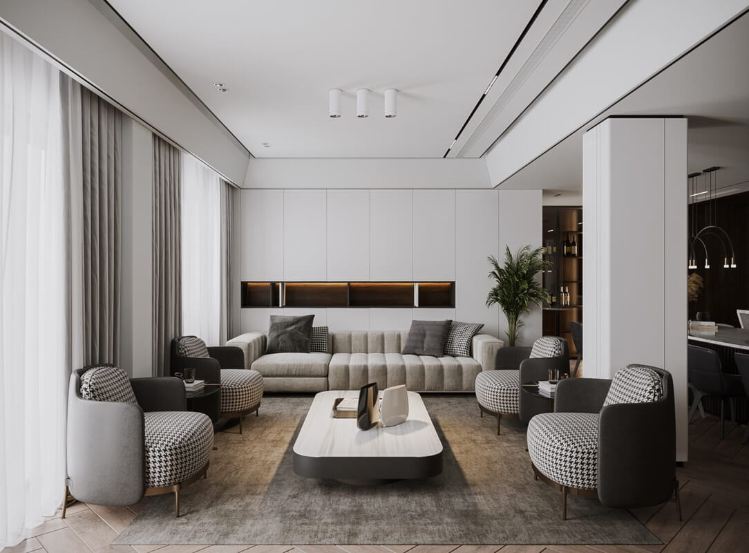  Living Room Interior Model By Nguyen Nguyen