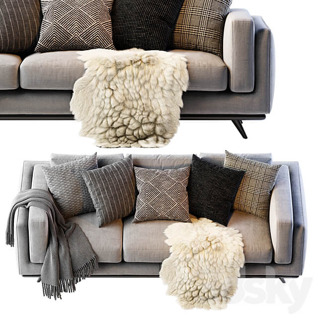 Zander sofa 3D Models 3DSKY
