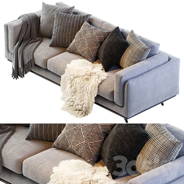 Zander sofa 3D Models 3DSKY