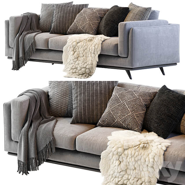 Zander sofa 3D Models 3DSKY