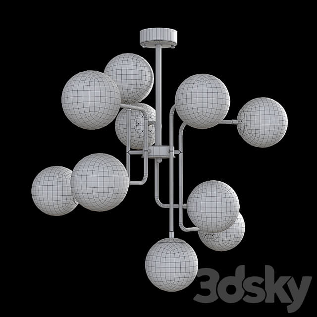 Eichholtz Chandelier Chase Pendant light 3D Models 3DSKY