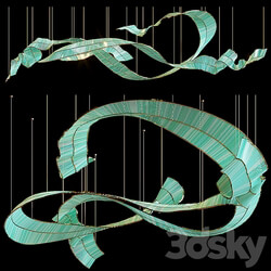 Light composition Vargov Design Ribbon Other decorative objects 3D Models 3DSKY 