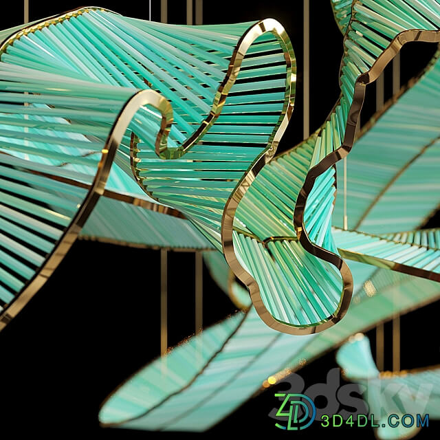Light composition Vargov Design Ribbon Other decorative objects 3D Models 3DSKY