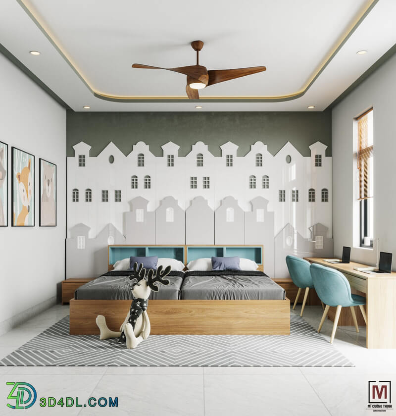 3D Model Interior Children Room 24 By Duc Anh