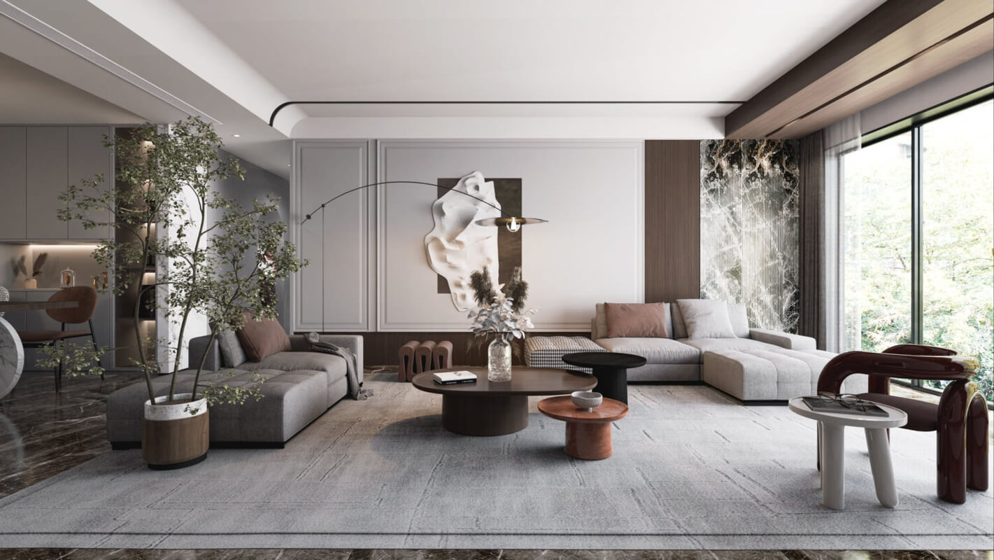  3D Interior Living room by Phong Tran