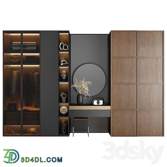 Furniture composition for the hallway 103 3D Models 3DSKY