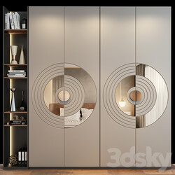Furniture composition 176 Wardrobe Display cabinets 3D Models 3DSKY 
