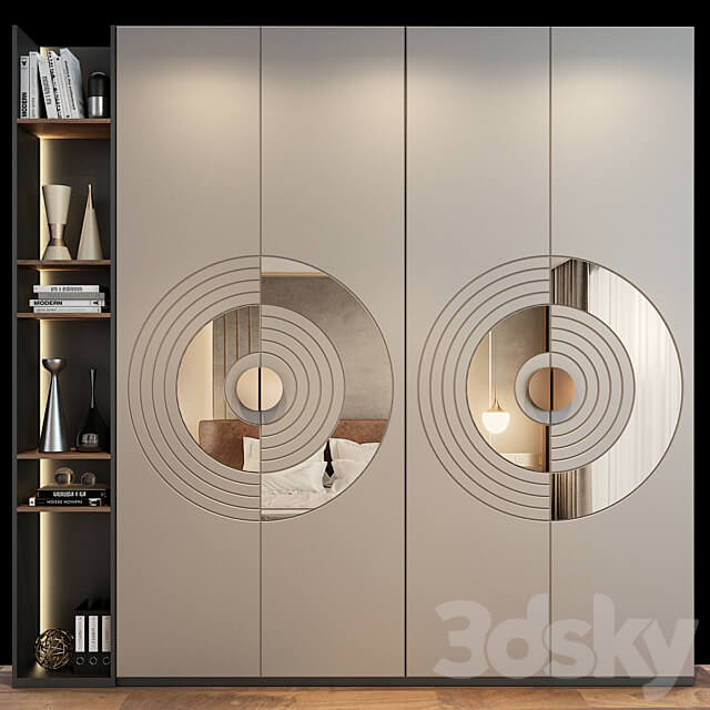 Furniture composition 176 Wardrobe Display cabinets 3D Models 3DSKY