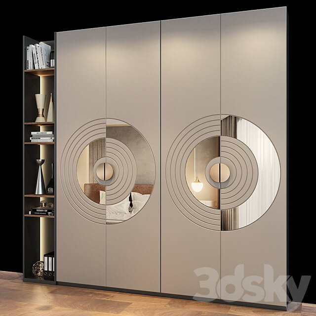 Furniture composition 176 Wardrobe Display cabinets 3D Models 3DSKY