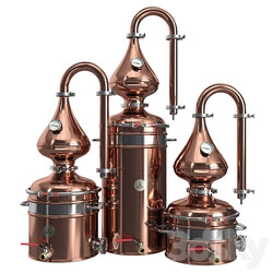 Moonshine still 3D Models 