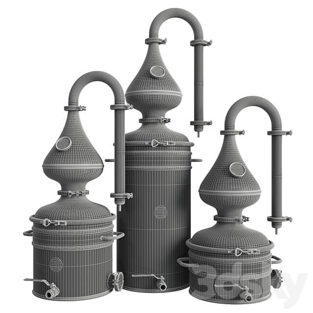 Moonshine still 3D Models