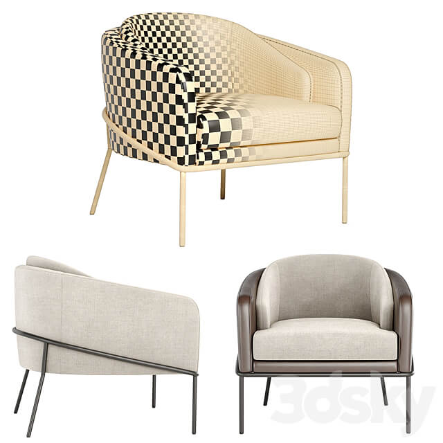 Angelo Lounge Chair 3D Models 3DSKY