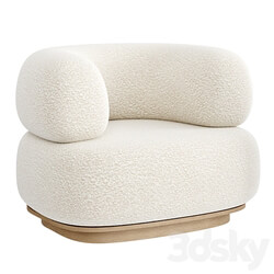 Split armchair 3D Models 3DSKY 
