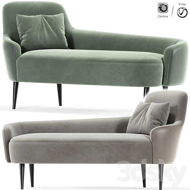 Ikea Singoalla Chaise Lounge 3D Models 3DSKY