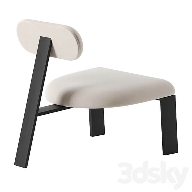 Oblique Lounge Chair by Studio Henk 3D Models 3DSKY