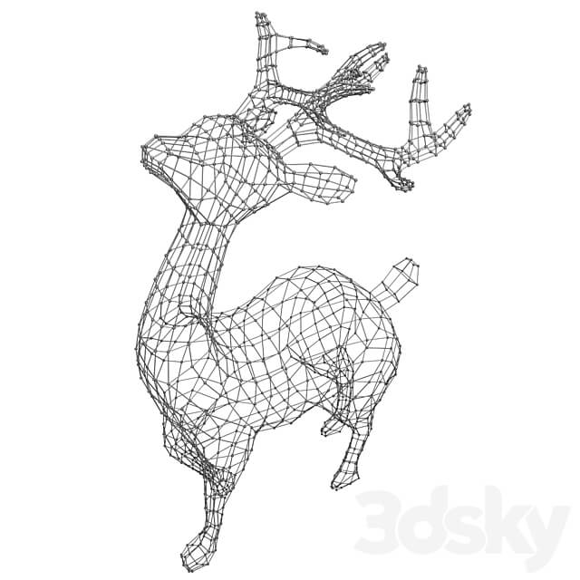 Deer garland Other 3D Models 3DSKY
