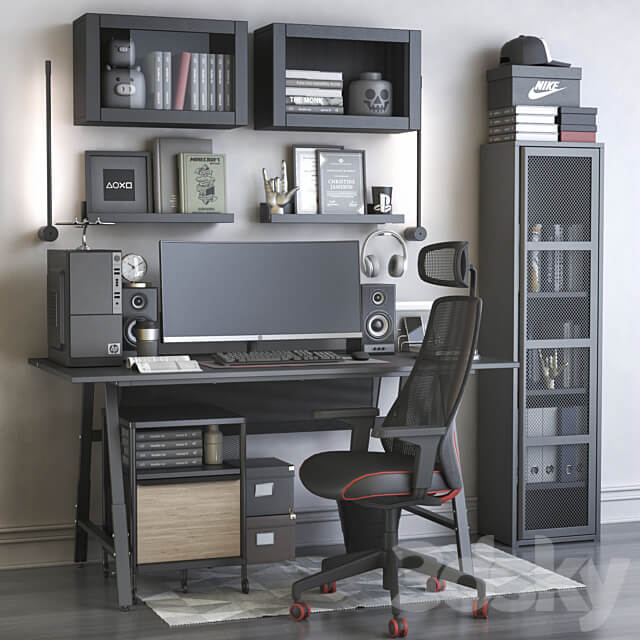 Workplace 3D Models 3DSKY
