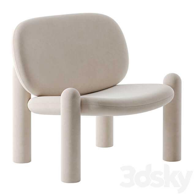 TOTTORI armchair by Driade 3D Models 3DSKY