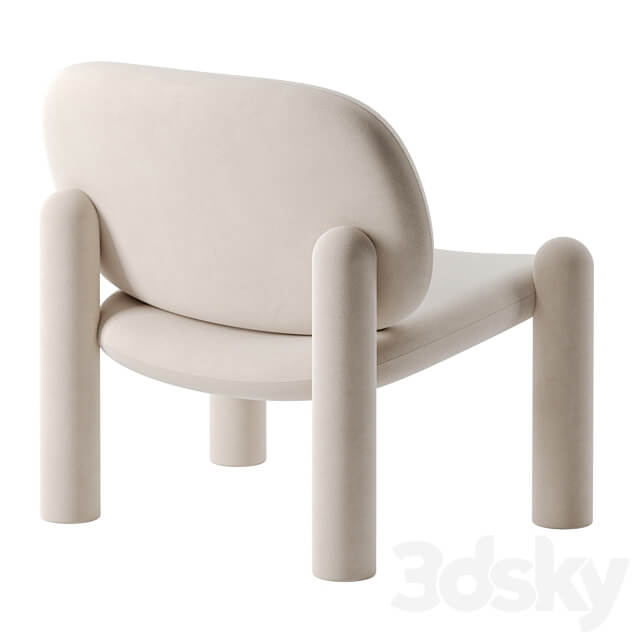 TOTTORI armchair by Driade 3D Models 3DSKY