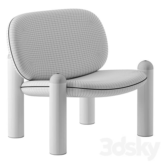 TOTTORI armchair by Driade 3D Models 3DSKY