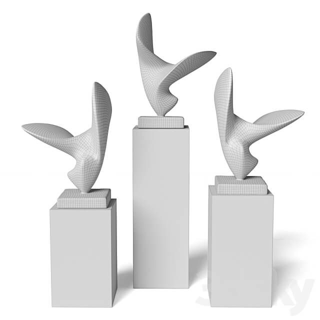 Bird wings figure 3D Models 3DSKY