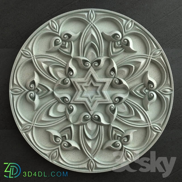 Arabic Crafting Ornament 006