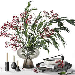 Decorative set with berry bouquet 031 3D Models 3DSKY 