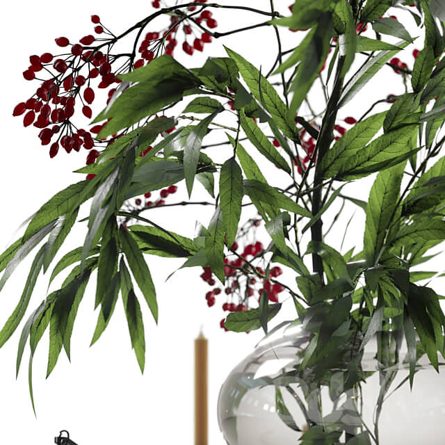 Decorative set with berry bouquet 031 3D Models 3DSKY