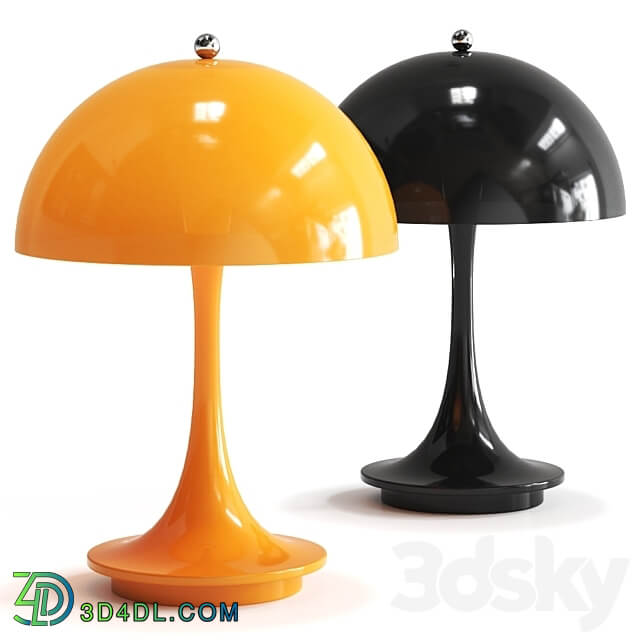 Panthella Portable by Louis Poulsen Table Lamp 3D Models