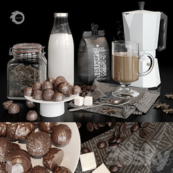 Coffee with milk 3D Models 3DSKY 