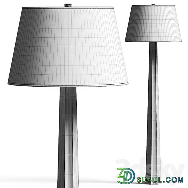 Mcgee Co. Fluted Spire Floor Lamp 3D Models 3DSKY