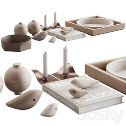 077 Living decor set NEUTRAL BIRDS 00 3D Models 3DSKY 