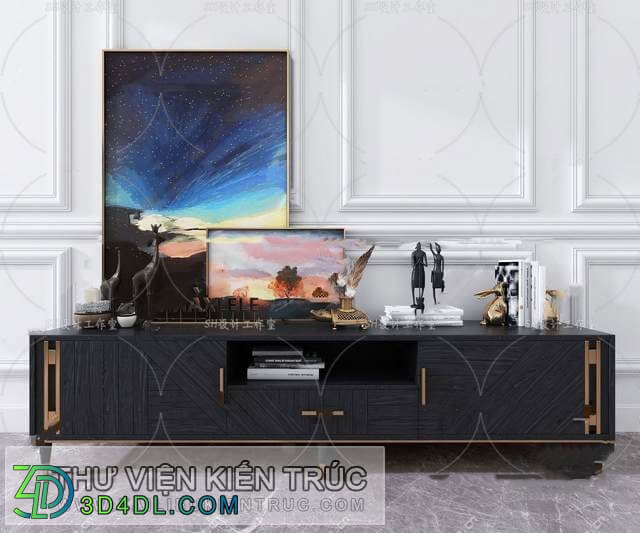 11 TV Cabinet 3dsmax Model 