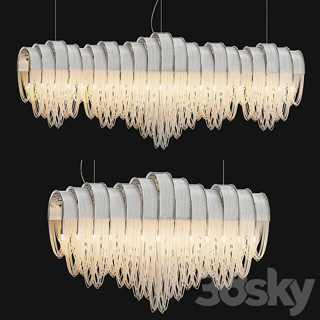 Terzani Concordia Volver Chandelier Pendant light 3D Models 3DSKY