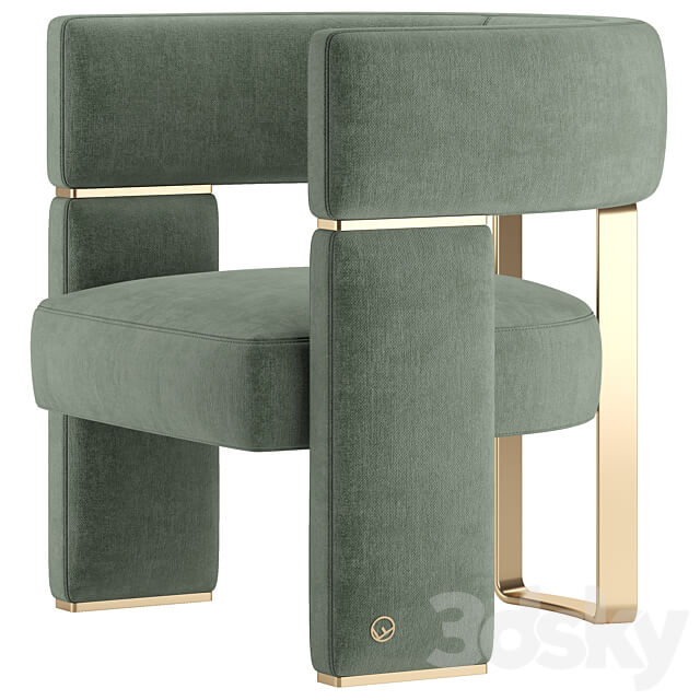 armchair Margaret by Fendi Casa 3D Models 3DSKY