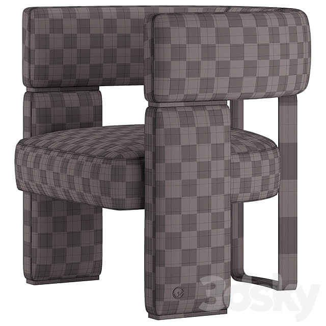 armchair Margaret by Fendi Casa 3D Models 3DSKY