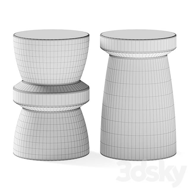 Hamilton Conte Stool Dot Lucinda Side 3D Models 3DSKY