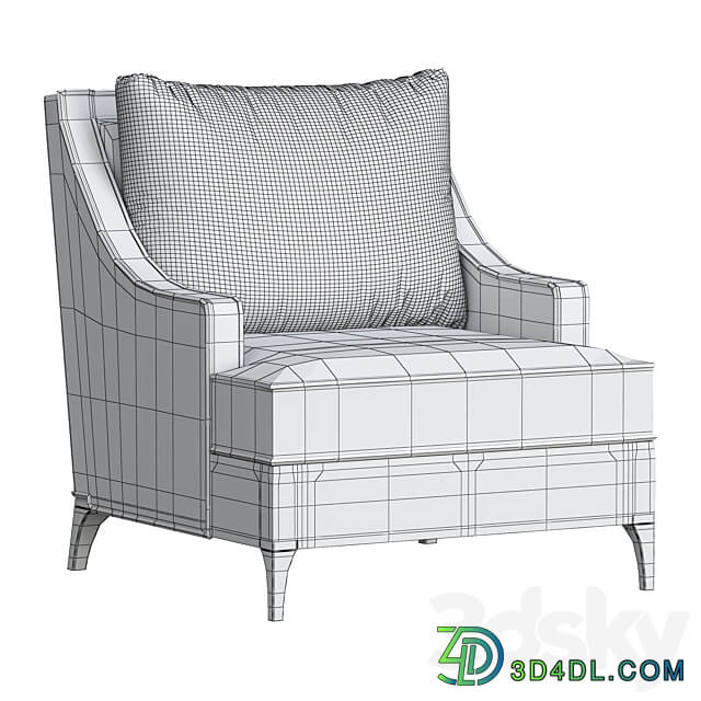 Accent armchairs Rowe 3D Models 3DSKY