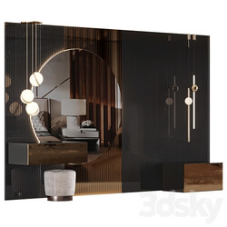 Wall panel and dressing table Other decorative objects 3D Models 3DSKY 