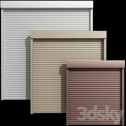 Blind roll shutter for windows and doors Facade element 3D Models 3DSKY 