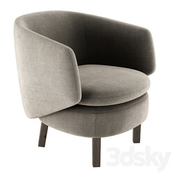 Armchair Crescent 3D Models 3DSKY 