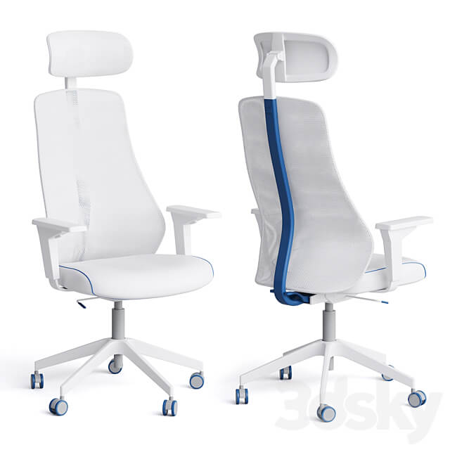 Computer gaming chair MATCHSPEL IKEA 3D Models 3DSKY