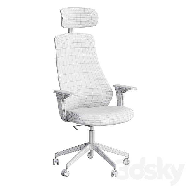 Computer gaming chair MATCHSPEL IKEA 3D Models 3DSKY