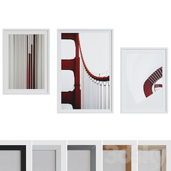Picture Frame Set 236 3D Models 3DSKY 