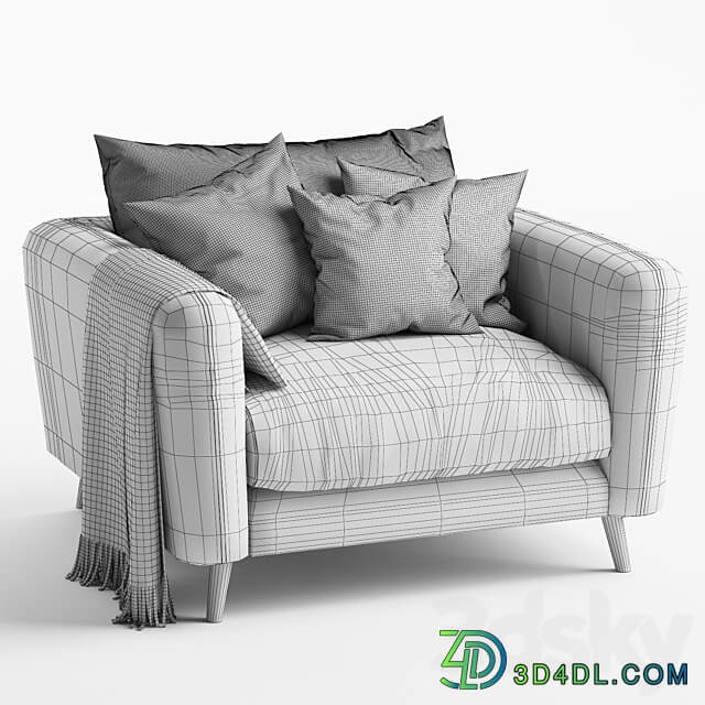 Squishmeister Armchair 3D Models 3DSKY